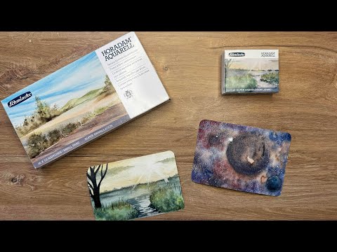 Видео: Все грануляшки от Schmincke. Рисуем, обзорим, болтаем, сравниваем. #art #schmincke #watercolor