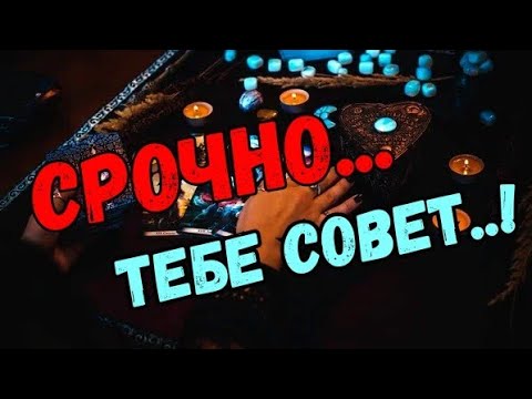Видео: ТАРО. 😲💯СРОЧНЫЙ СОВЕТ ТЕБЕ  ОТ ВЫСШИХ СИЛ❗️