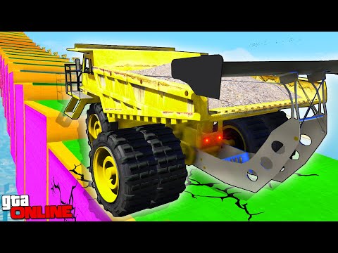 Видео: КАК ДАЛЕКО СМОЖЕТ ЧИТ БЕЛАЗ ЗАБРАТЬСЯ ПО СТУПЕНЬКАМ ЛЕСТНИЦЫ? ЭКСПЕРИМЕНТЫ ГТА 5!