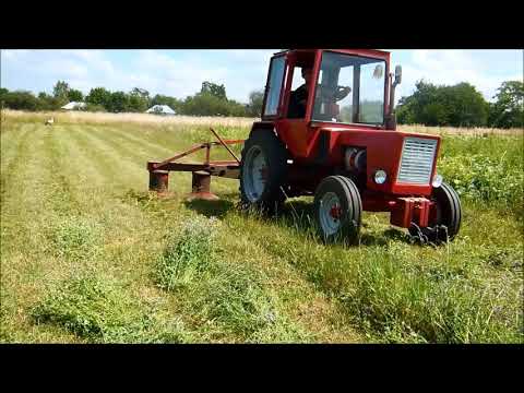 Видео: Владимирец Т-25 з роторною косаркою 1,35 . Wirax Z-069