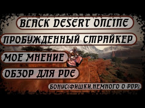Видео: BLACK DESERT ПРОБУЖДЕННЫЙ СТРАЙКЕР - Мое мнение в PVE+ немного о PVP#bdo #blackdesert#striker