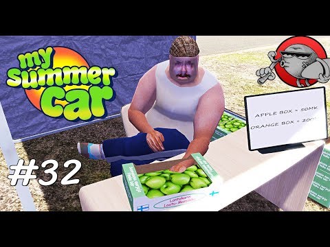 Видео: My Summer Car - СОБИРАЕМ ЯБЛОКИ (S2E32)