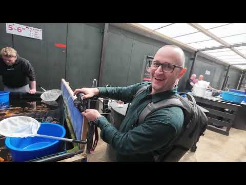 Видео: День открытых дверей на ферме карпов Катлбрук в 13:4:24 (ВИДЕО 103)