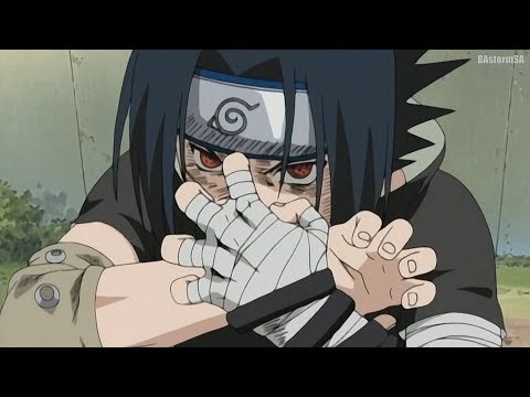 Видео: Саске против Гаары / Sasuke vs Gaara [Экзамен Чунина]