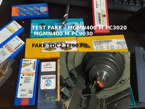 Видео: тест токарный пластины с алиэкспресс за 7-10 euro  MGMN400 M NC3020 , PC9030,  TDC2 TT9030