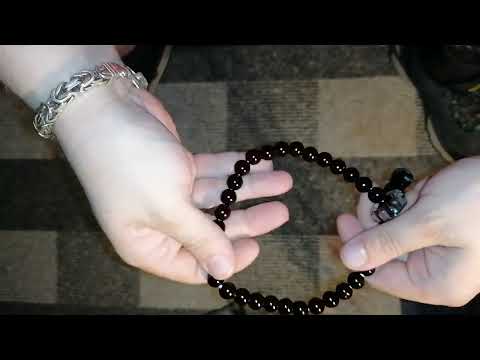 Видео: Чётки переборки и Иконка с орг стекла.