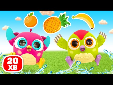 Видео: Вивчаємо овочі та фрукти з Совеня Хоп Хоп! Мультик для дітей