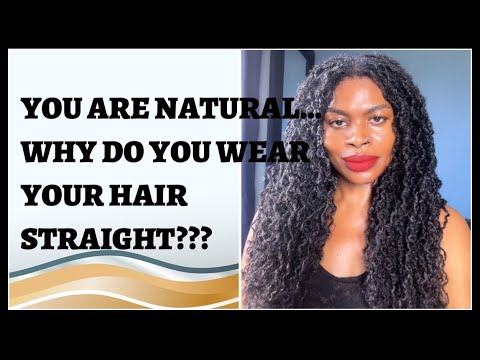 Видео: Вы естественны! Так почему же вы носите прямые волосы?