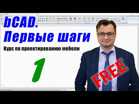 Видео: Бесплатный курс по  bCAD. Вводное занятие. Урок №1 из 6.