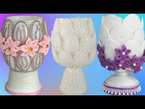 Видео: 3 креативные идеи ваз из пластиковых бутылок/3 Creative Ideas for Vases from Plastic Bottles
