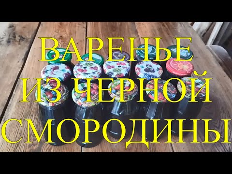 Видео: ВАРЕНЬЕ ИЗ ЧЕРНОЙ СМОРОДИНЫ ЗАГОТОВКИ НА ЗИМУ #137