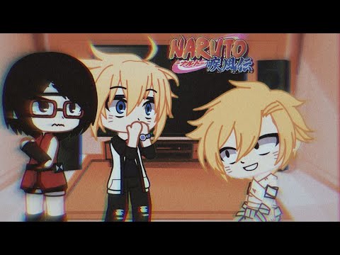 Видео: Реакция команды Наруто + Боруто, Сарада на Безумного Наруто Ау//Наруто//