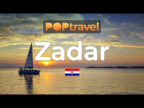 Видео: ЗАДАР, Хорватия 🇭🇷 - Прогулка на закате (2022) - 4K пешеходный тур с субтитрами
