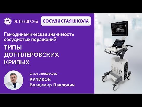 Видео: Сосудистая школа GE Healthcare. Типы допплеровских кривых. Сессия №7