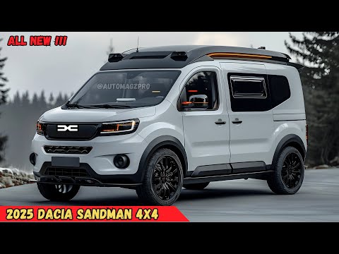 Видео: Первый взгляд: 2025 Dacia Sandman 4x4 - бурный, надежный и готов к приключениям