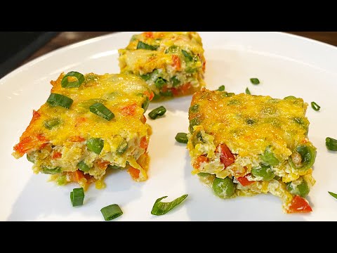 Видео: Овощная запеканка с зеленым горошком!! Хоть горячая ,хоть холодная , даже мясоеды будут в восторге!