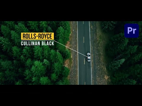 Видео: Вызов титров и отслеживание движения с помощью объекта в Premiere Pro CC