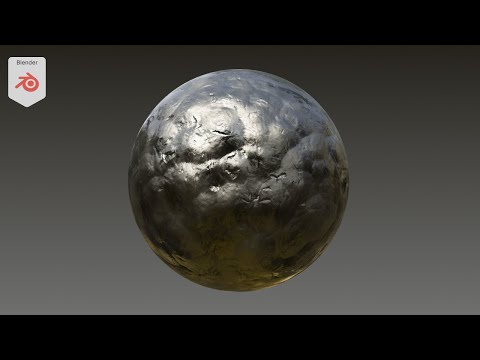 Видео: Как сделать крутой металл с неровностями в Blender за 11 минут!