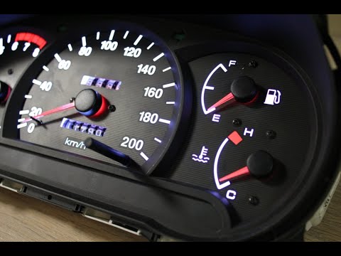 Видео: Пересвет приборной панели Hyundai Accent МКПП