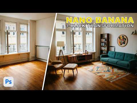 Видео: Photoshop Beta: новые функции Nano Banana и Flux Kontext Pro