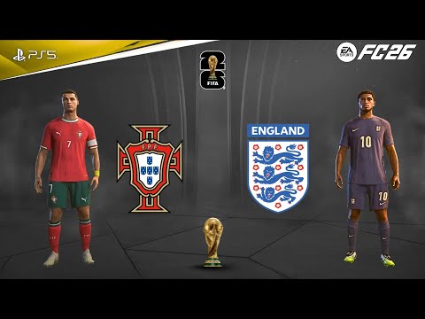 Видео: FC 26 – Португалия против Англии | Чемпионат мира 2026 | Роналду против Беллингхэма. Эпическое ме...