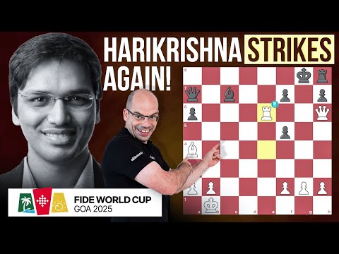 Видео: Сицилийский мастер-класс Харикришны! | Безупречная атака против Дардхи