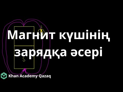 Видео: Магнит күшінің зарядқа әсері | Физика | Қазақ Хан Академиясы