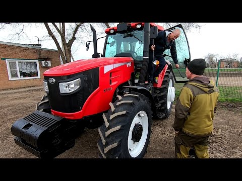 Видео: Купили новых Китайцев (YTO X 1304) Разгрузка с трала и обзор!