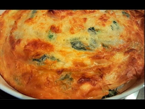 Видео: Домашна Баница със Спанак и Сирене - Лесна и Бърза Рецепта