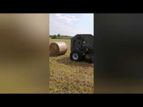 Видео: Сенокос 2021, запуск нового прессподборщика Навигатор jb 12