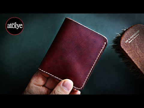 Видео: Кожаный кошелек ручной работы | лучший кожаный кошелек | кожгалантерея | Сделай сам | ASMR