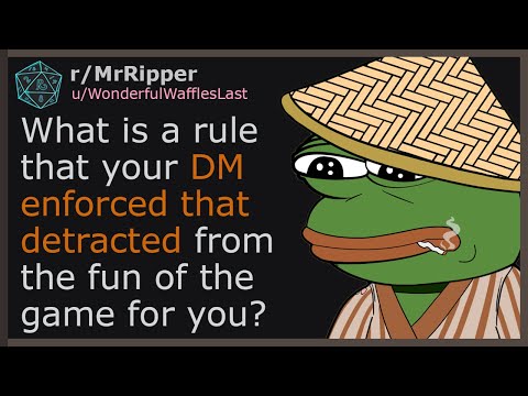 Видео: Какое правило, установленное вашим DM, отвлекало вас от игры? #1