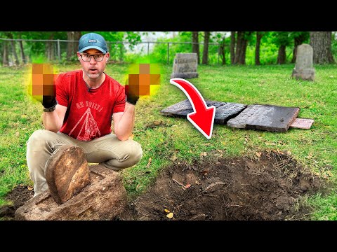 Видео: Раскопки на кладбище: вы не поверите, что я найду