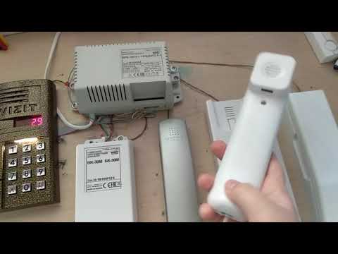 Видео: Домофон Vizit БВД-SM101R