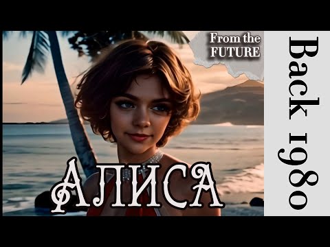 Видео: Алиса из будущего. Нейроклип в стиле 1980 и 2090 годов.