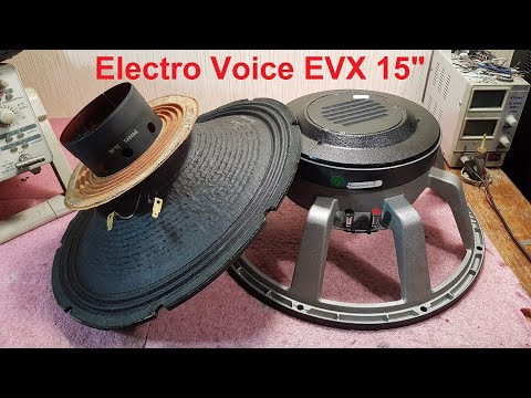 Видео: Ремонт динамиков Electro Voice EVX 150, EVX 155, EVX 156, EVX 180, EV Xsub recone kit Dynacord cobra