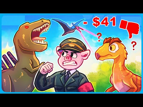 Видео: Я потратил 41 доллар на ужасные игры про динозавров в Steam...