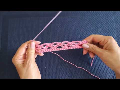 Видео: Уроки вязания крючком. ИНТЕРЕСНЫЙ узор крючком, простой и легкий.