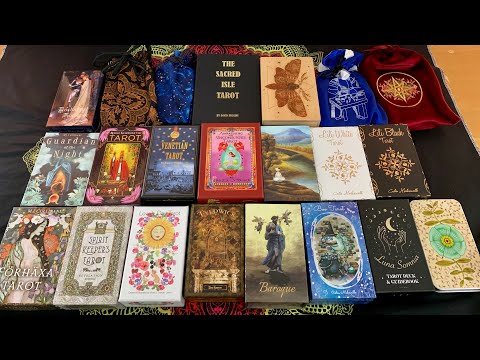 Видео: Моя коллекция колод Таро ч.10 💙 Авторские колоды - Ⅱ .💕Indie deck Tarot.