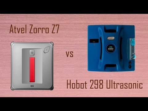 Видео: Говорящий робот-мойщик окон Atvel Zorro Z7 | Сравнение с Hobot 298 Ultrasonic