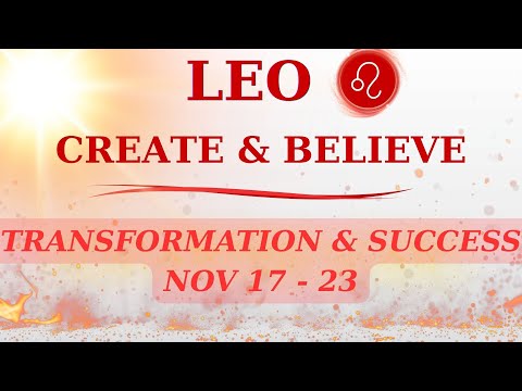 Видео: ЛЕВ ♌ | 17–23 ноября 2025 г. ✨ Творите и верьте | Волшебная энергия приносит трансформацию!