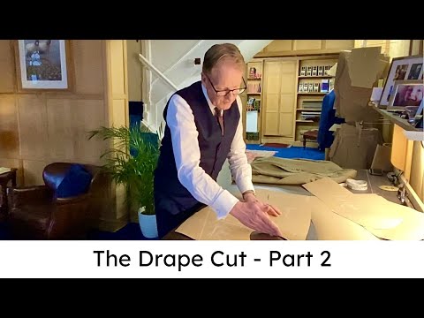 Видео: Драпированный крой на Сэвил-Роу — часть 2