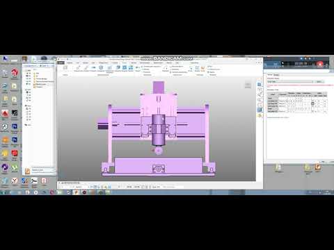 Видео: Создание модели станка для PowerMill часть 2