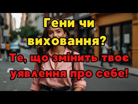 Видео: Гени чи виховання? Те, що змінить твоє уявлення про себе!