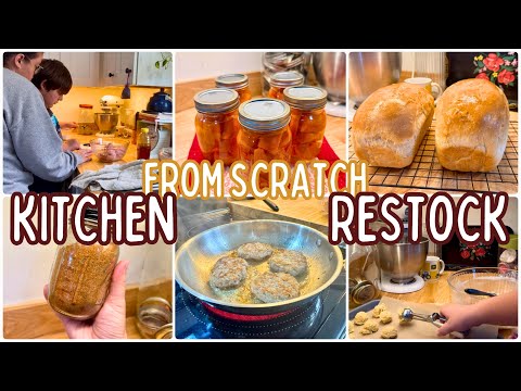 Видео: Пополнение запасов кладовой С НУЛЯ Колбаса для завтрака, консервирование, выпечка + приправа для ...