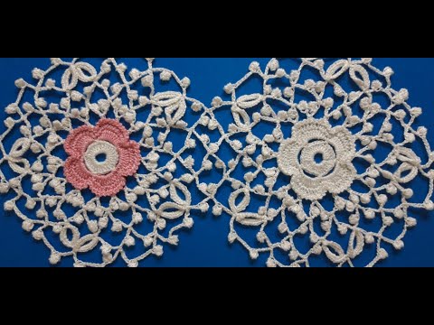 Видео: Старинный мотив с ажурной каймой!ч2.Соединение мотивов. Ирландское кружево. Квадрат крючком