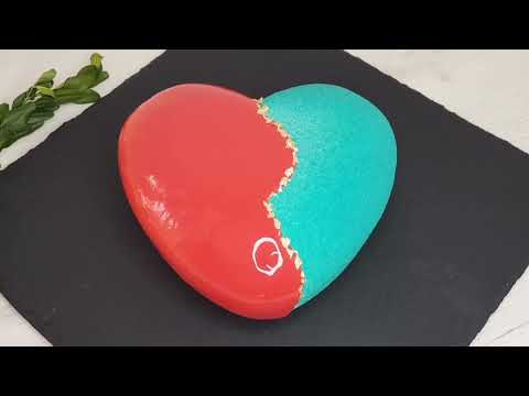 Видео: Торт Сердце вкусный муссовый торт