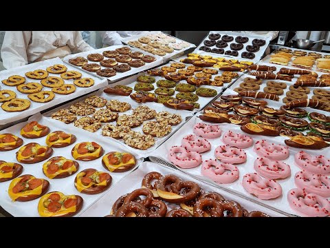 Видео: Без сахара! Никакого масла! Здоровый немецкий крендель - корейская пекарня