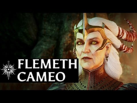 Видео: Dragon Age: Inquisition - Флемет Камео (Киран/Тёмный ритуал выполнен)