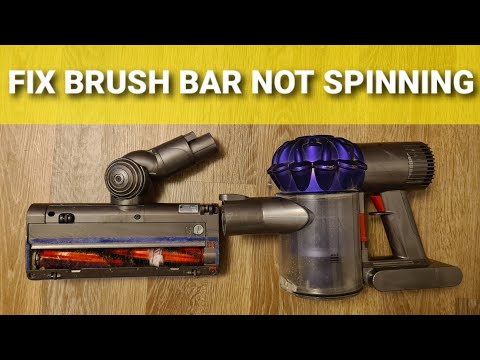 Видео: Щетка Dyson не вращается в моделях V6, V7 и V8, исправлено за считанные минуты.